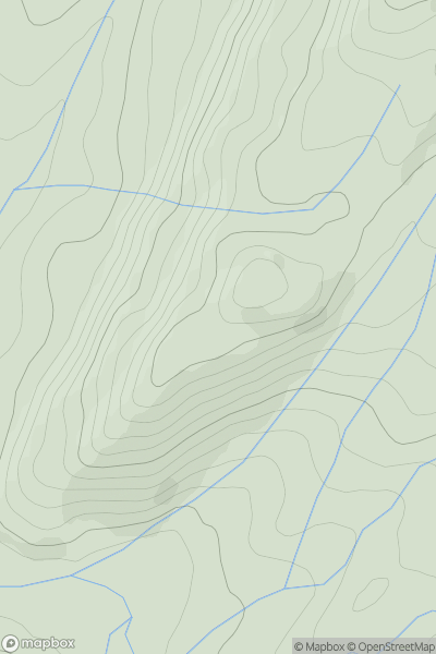 Thumbnail image for An Torr [Knapdale and Kintyre] showing contour plot for surrounding peak
